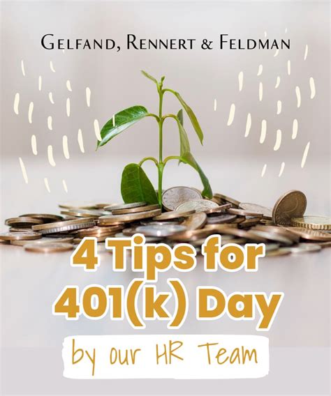 How to plan for National 401(k) Day | Gelfand, Rennert & Feldman, LLC ...