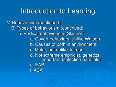 Image result for Introduction to Learning PowerPoint Slide