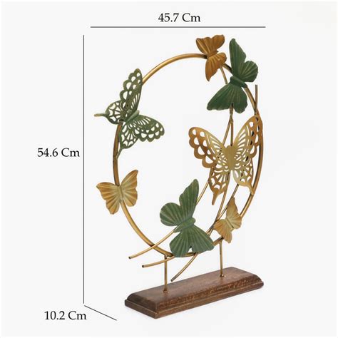 Buy VEDAS Mystical India Metal Butterflies Table Accent from Vedas at ...