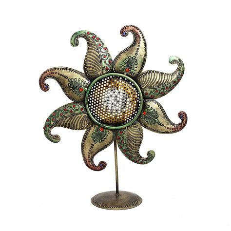 Buy Handicrafts Paradise Decorative Cut Work Sunflower Tea Light Holder ...