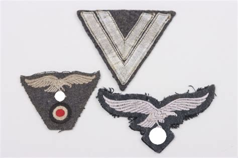 ratisbon's | Luftwaffe breast eagle, rank chevron und cap badge - EM ...
