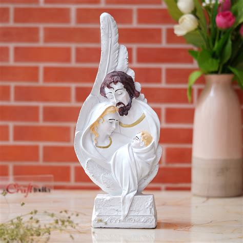 Holy Jesus Christ Family Statue Religious Decorative Showpiece ...