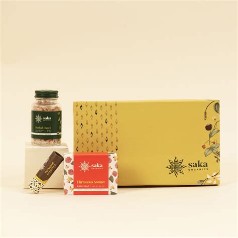 Saka Organics Tranquil Escape Trio Gift Box | Small Gift Box