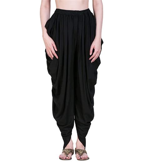 Buy KBNBJ Women's Regular Fit Dhoti Pant (RPD-01_Black_Free Size) at ...