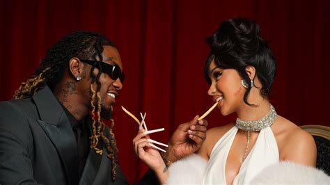 Cardi B and Offset celebrate Valentine's Day at McDonald's