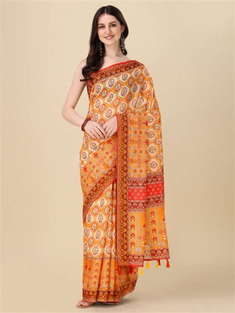 Lilen Crochet Digital Printed Fancy Saree Collection