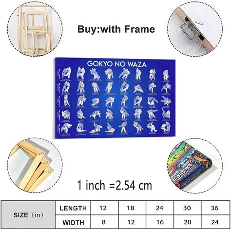 Judo Poster Gokyo No Waza Judo Throwing Technique India | Ubuy