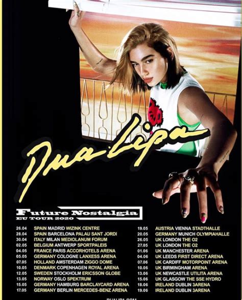 Dua Lipa Announces New Album Future Nostalgia and North American Tour ...