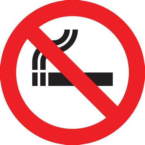 No Smoking Area Sign