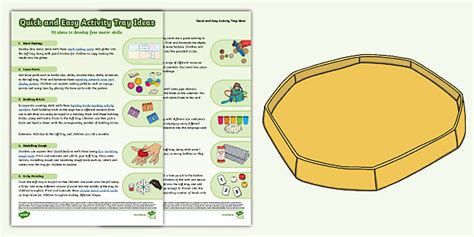 Quick and Easy Fine Motor Tuff Tray Ideas