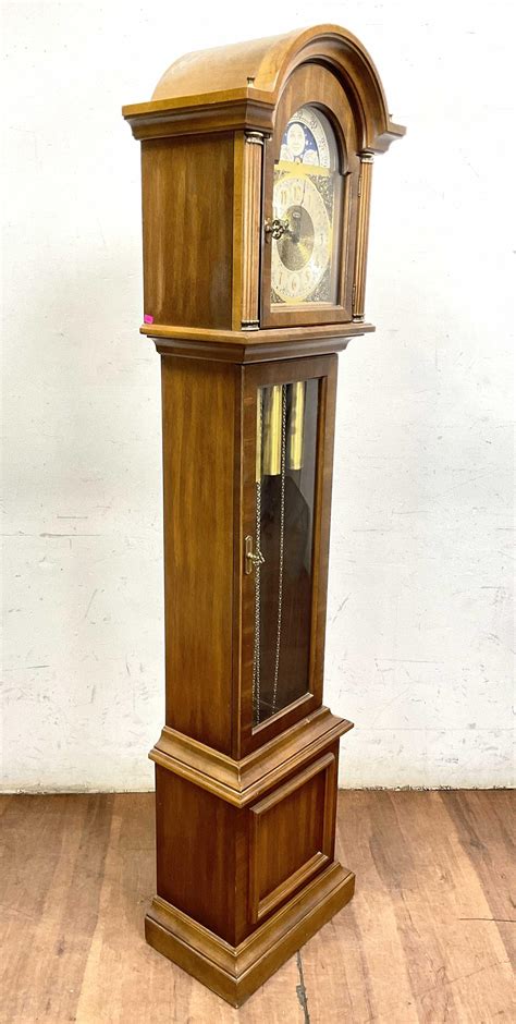 Lot - Ridgeway Tall Case Pendulum Grandfather Clock