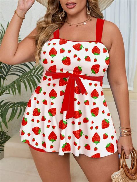 Swim Mod Maillot de bain deux pièces grande taille femme, imprimé ...