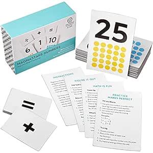 Buy Magnastars Math Flashcards - Educational Math Flash Cards for Kids ...
