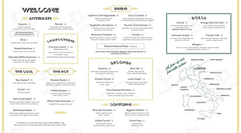 Carta del restaurante Ever Andalo, Charlotte