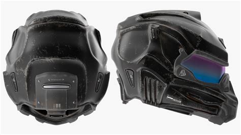 3D Sci-Fi Old Futuristic Helmet model | 3D Molier International