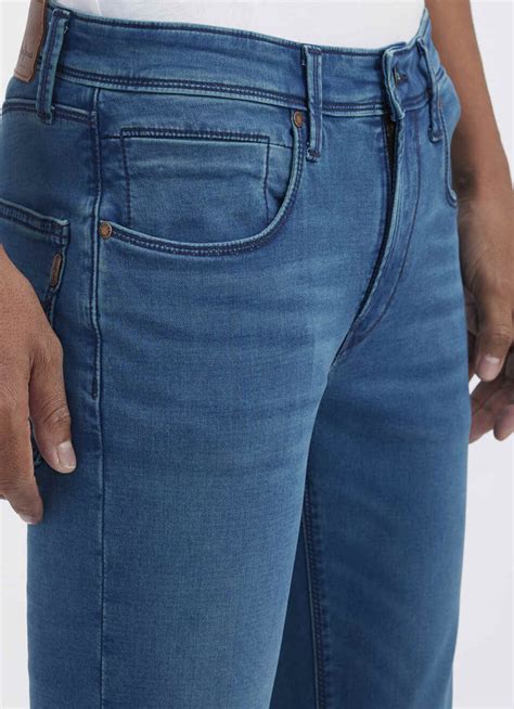 Men Green Slim Tapered Fit Low Rise Jeans | Pepe Jeans India