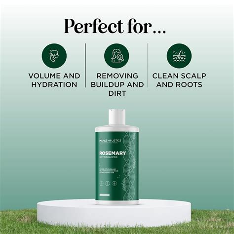 Biotin Rosemary Shampoo for Hair Growth - Vegan Sulfate Free Rosemary Biotin Shampoo for ...