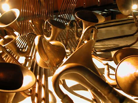Image*After : photos : horn horns trumpet trumpets brass instruments