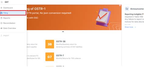 GSTR-1 Filing - Product Help and Support
