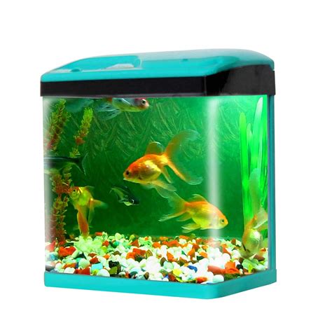 Smiling Pets Crystal Clear 28-Liter Complete Aquarium: Perfect for Home ...