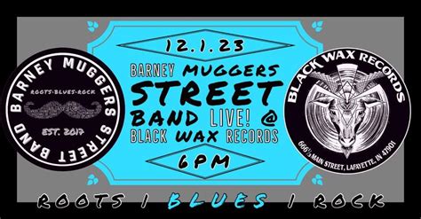1st Friday @ Black Wax w/ BMSB, Black Wax Records, Lafayette, December ...