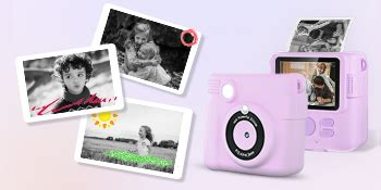 CADDLE & TOES Instant Print Camera for Kids, Christmas Birthday Gifts ...