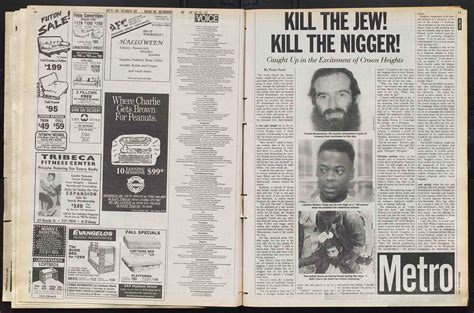 KILL THE JEW! KILL THE NIGGER! - The Village Voice