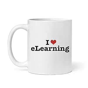 Buy Misaavi I Love E-Learning Coffee Mug, Designer Gift Mug, New E ...