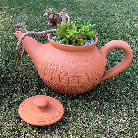 Buy Handmade Kettle Planter Terracotta Planter Pot Online On Zwende