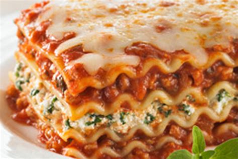 Beef and Spinach Lasagna Recipe   Kraft Canada