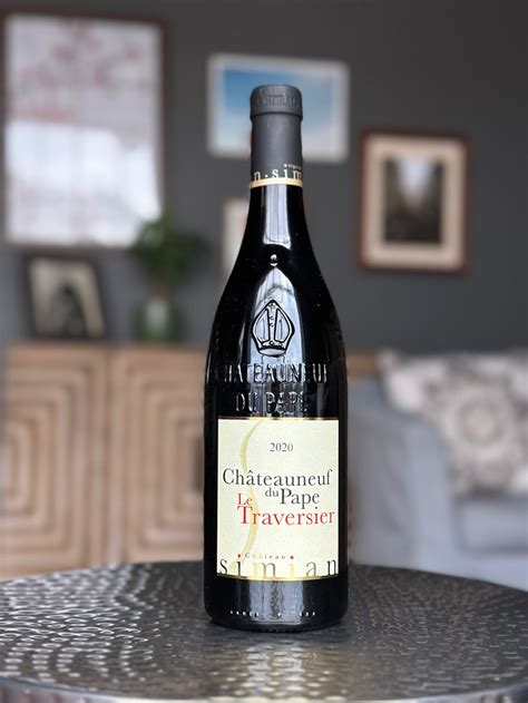 Chateau Simian Chateauneuf-du-Pape "Le Traversier", 2020 – Vintage 38 ...