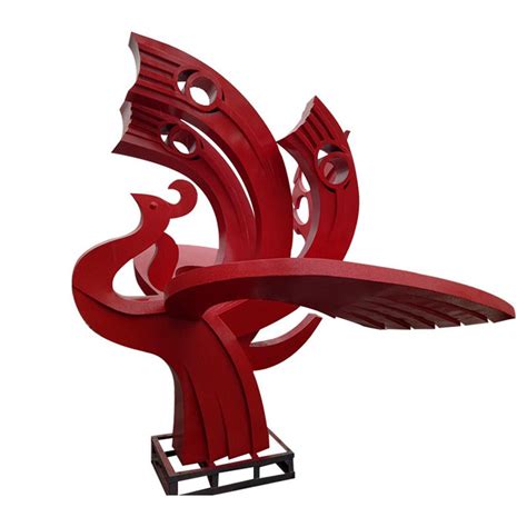 不锈钢凤凰雕刻 - 卓景雕塑公司