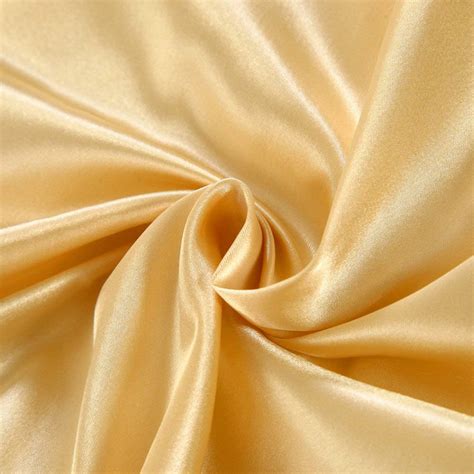 SXK Plain Silky Satin Solid Dress Fabric Material(Cream,44" Width,1 ...