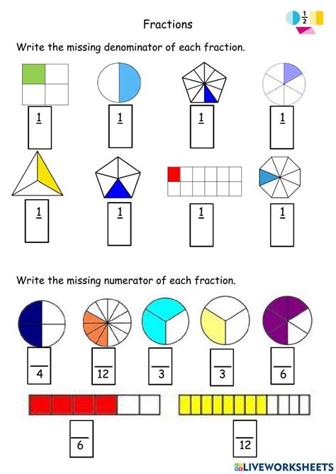 Image result for Fraction Exercises