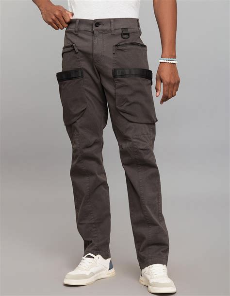 Charcoal Comfort Straight Fit Stretch Cargo Pants – ROOKIES