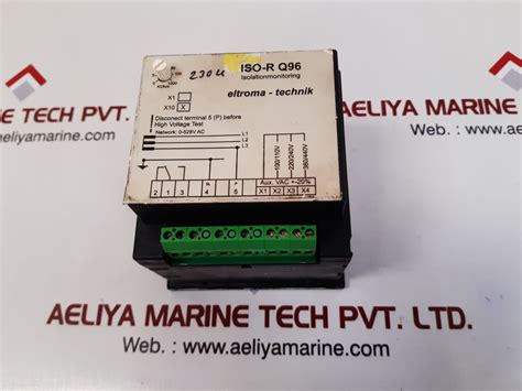 Eltroma iso-r q96 isolation monitoring meter – Aeliya Marine