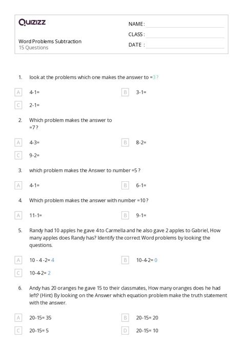 Image result for Two-Step Word Problems Worksheets