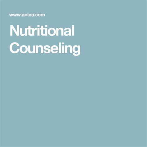 nutritional counseling for control of dental disease