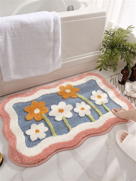 Women's & Men's Clothing, Shop Online Fashion | Flower bath mat, Floral ...