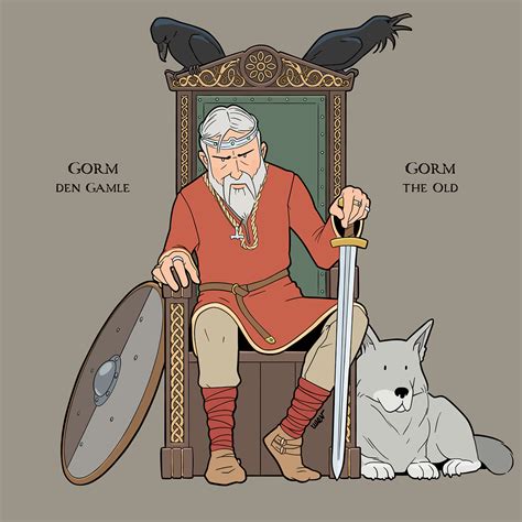 Gorm den Gamle – Gorm the Old on Behance