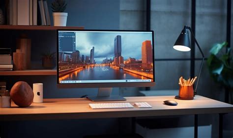 Premium Photo | Apple XDR Display Pro monitor and Mac Studio on a desktop