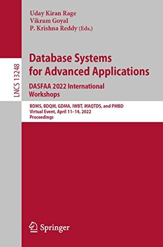Database Systems for Advanced Applications. DASFAA 2022 International ...