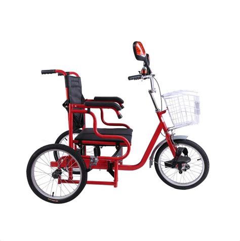 Buy Gpzj Human-Powered Pedal Tricycle Adult 3-Wheel Foldable Hand-Push ...