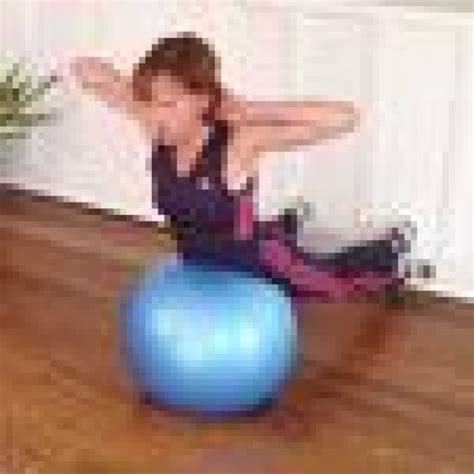 Back Extension with Ball Exercise Demonstration | Ball exercises, Medicine ball ab workout ...