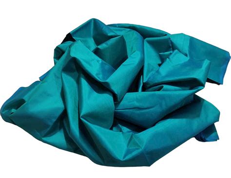 Shop the Finest Blue Plain Pure Silk Fabric (1 Mtr) for Luxurious Creations