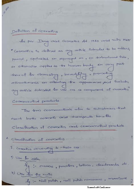 Cosmetics - Good - 2023. 03 Unit Definition of cosmetics As per Dong ...