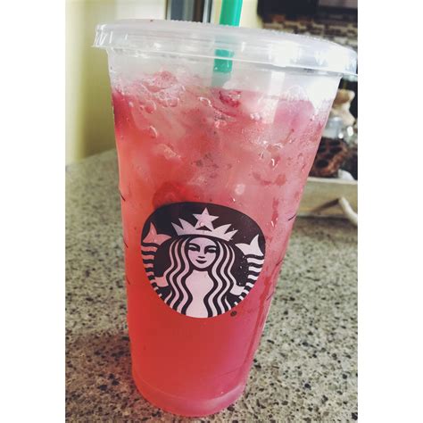 Strawberry Acaí Refresher with Lemonade #starbucks | Healthy starbucks ...