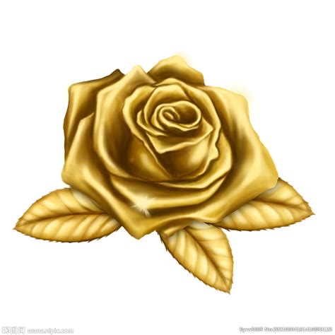 金色玫瑰花设计图__其他_广告设计_设计图库_昵图网nipic.com