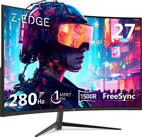 Z-Edge Ecran Pc Gamer Incurvé 27'' 280 Hz (DP×2), 1ms, FHD, FreeSync ...