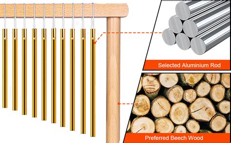 Amazon.com: AKLOT Sound Healing Chimes Instrument Meditation 20 Note ...